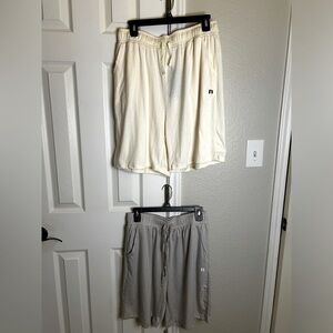 Neer two pair of pajama bottoms or lounging shorts. Size  XL. NWTGS